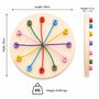 Rainbow Circle Thread Game